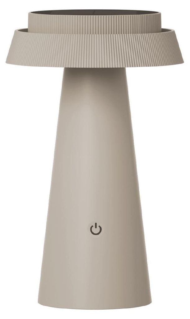 Luxus - Tafellamp Solar Mambo - Beige - H23 x Ø14