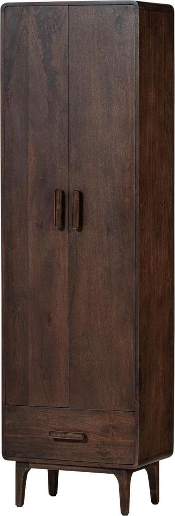 liya hockschrank mangoholz dunkelbraun
