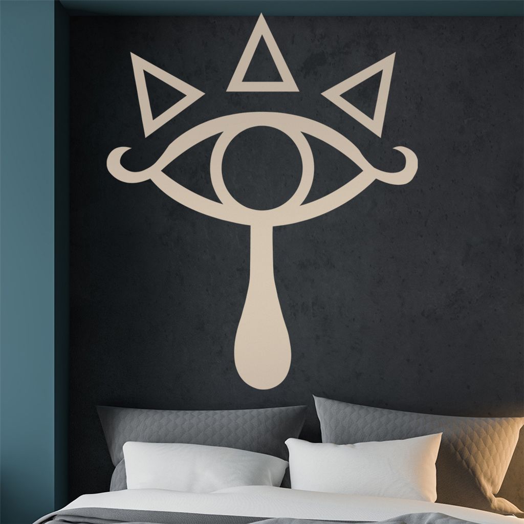 KIWISTAR Auge der Wahrheit Wandtattoo in 6 Größen - Wandaufkleber Wall Sticker - Dekoration, Küche, Wohnzimmer, Schlafzimmer, Badezimmer