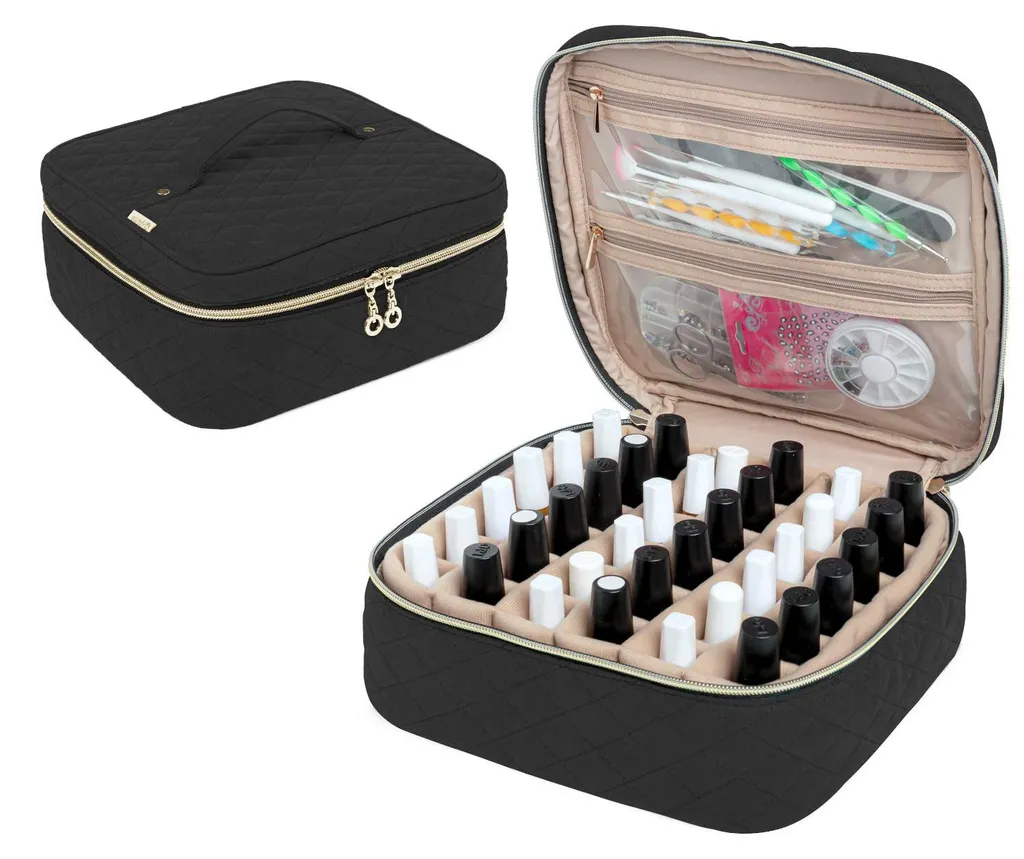 Sac de Transport Vernis à Ongles pour Déplacements et Rangement Maison