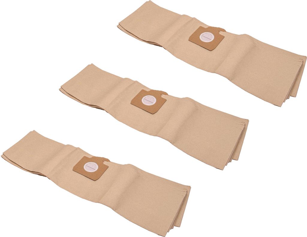 vhbw 30x Staubbeutel kompatibel mit Kärcher K2150, A3100 - A3199, K2201F, A2901F, A2654ME, A2900 - A2999, A2604 Staubsauger - 28cm x 23cm braun