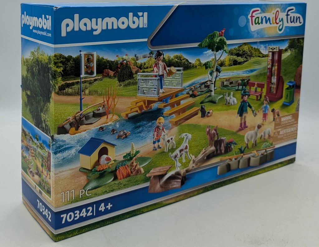PLAYMOBIL Family Fun 70342 Erlebnis-Streichelzoo Produktbild 