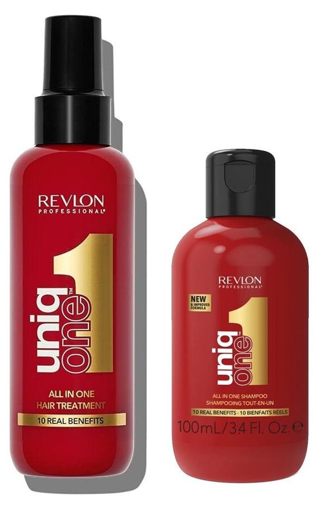 Revlon Uniq One Set: Haarbehandeling 150 ml + Alles-in-één Productafbeelding 