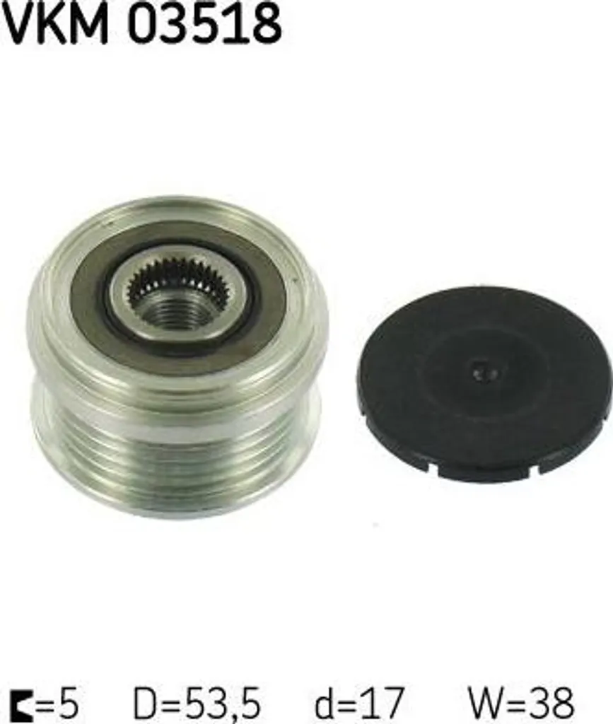 Ridai Vita alla tua Opel con la Ruota Libera Alternatore SKF VKM 03518