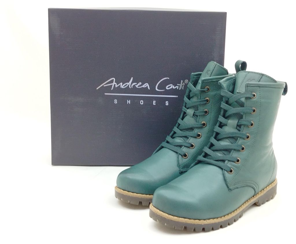 Andrea Conti Damen Schnür Stiefelette mit seitlichem Produktbild 