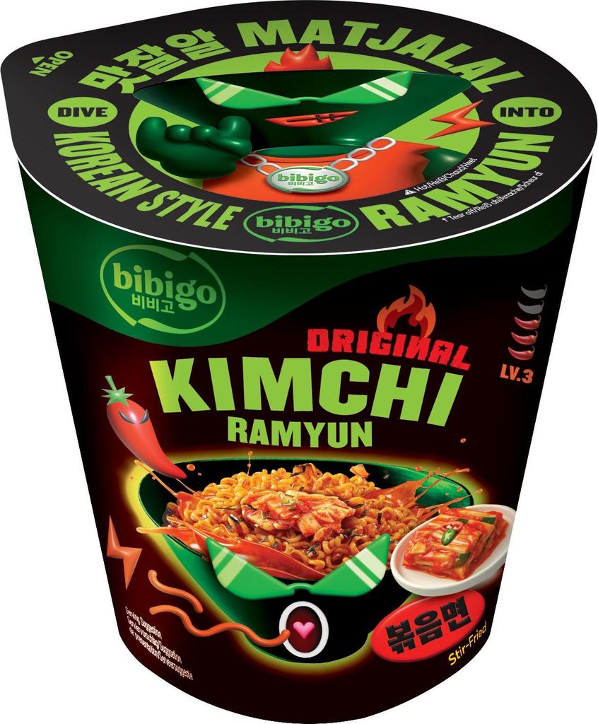 Bibigo Instantnudel Kimchi Original Ramyun Cup 98g