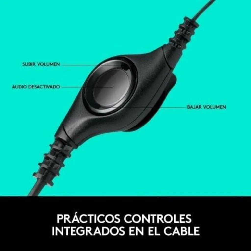 Logitech H390 Casque avec Micro Réducteur de Bruit et Commandes sur Câble - 46