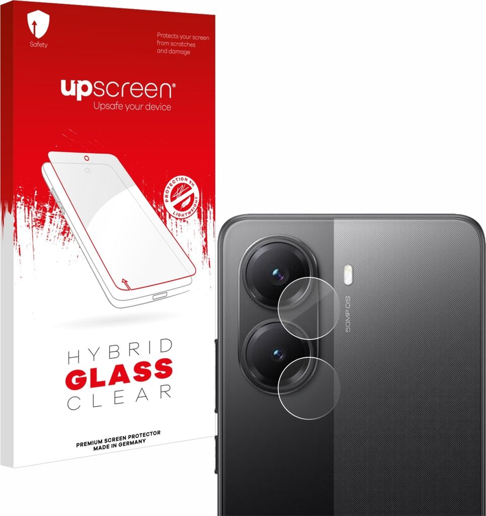 upscreen Schutzglas für Xiaomi Poco X7 Pro (NUR Kameraschutz) Schutzfolie Panzer Folie Glas Display Schutz klar