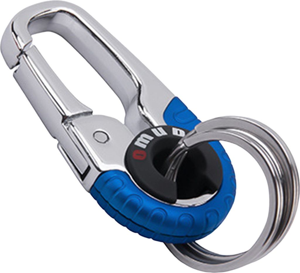 Auto-Schlüsselanhänger, Zinklegierung, Edelstahl, drehbares festes Ringsystem, Auto-Innenraum-Schlüsselhalter, korrosionsbeständiger Schlüssel...