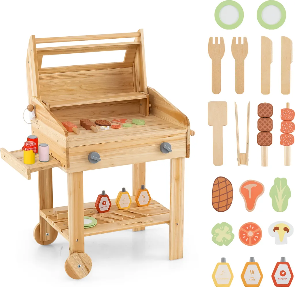 Jouet Barbecue Enfant 25 Pcs : Fini l'ennui avec ce kit de jeu complet