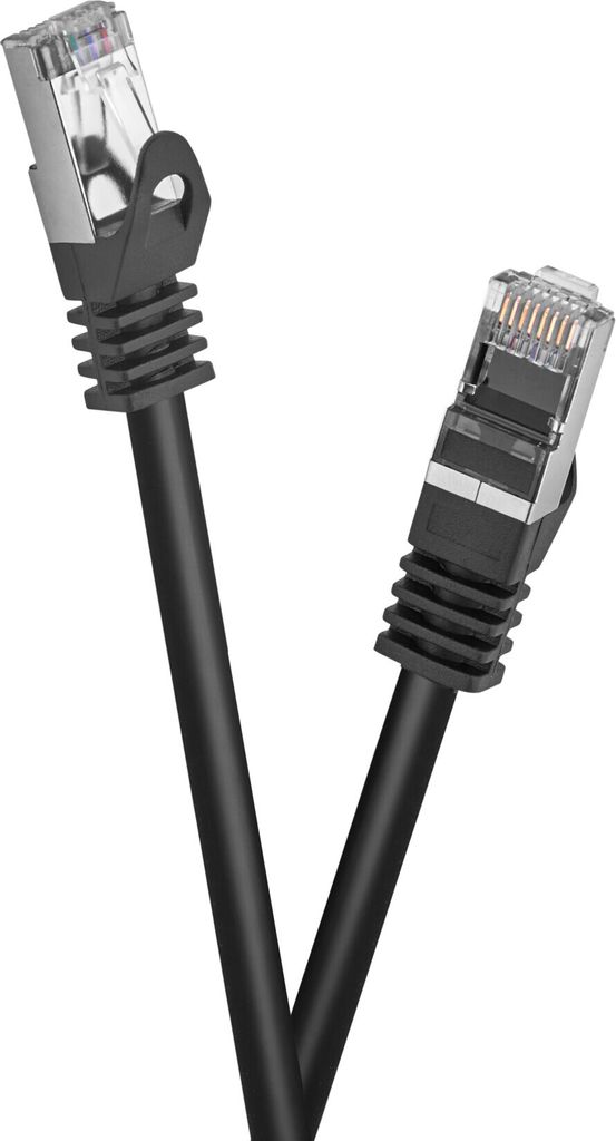 celexon CAT 6A Patchkabel - S/FTP 3,0m, schwarz