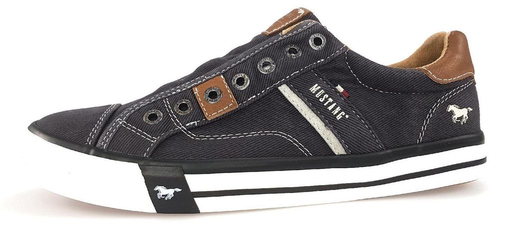 Mustang Pour des hommes Faible Sneaker Slip On Low Top Image du produit 