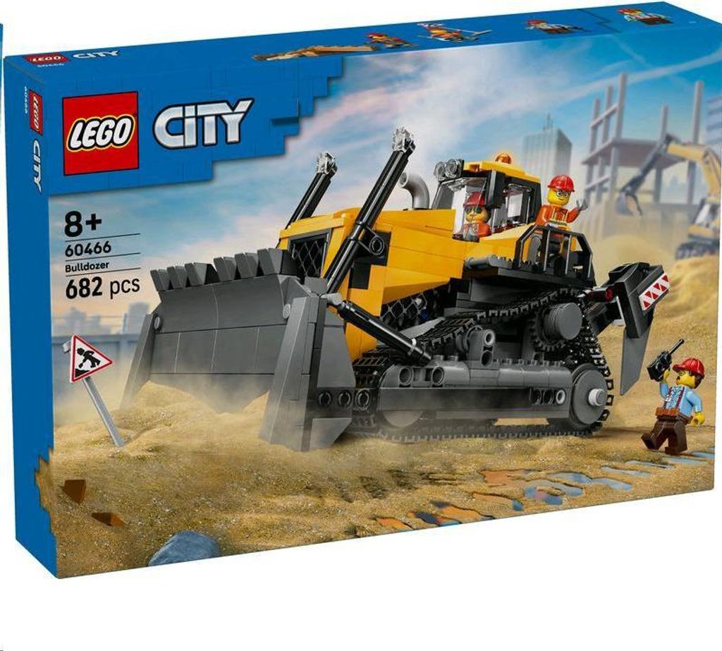 LEGO® City Bulldozer giallo 60466 Immagine del prodotto 