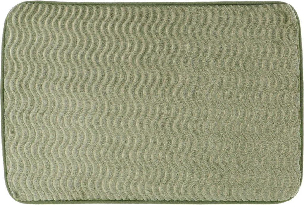 TENDANCE | Tappeto da bagno - BRAZI - 40x60 cm - Khaki - Antiscivolo - Morbido - Asciugatura rapida