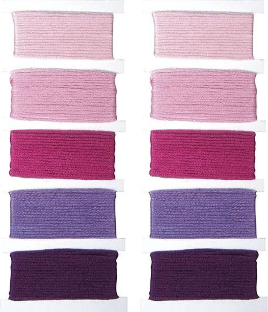 10 rosafarbene Baumwollfäden für brasilianisches Armband Produktbild 