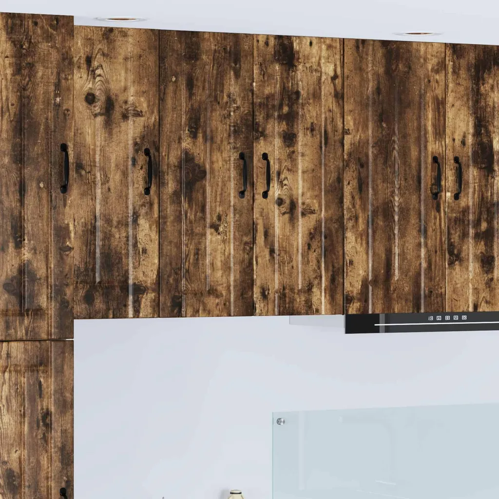 Mobiletto Dispensa 30 cm Rovere Affumicato vidaXL | Montaggio Rapido - 2