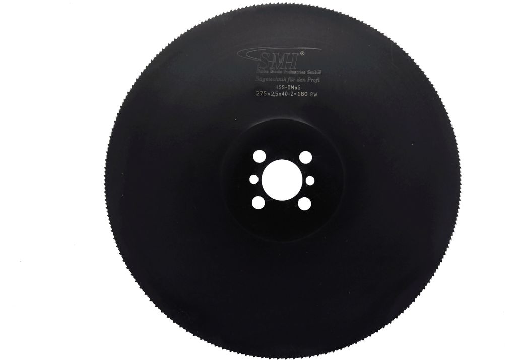SMI Metall-Kreissägeblatt HSS DMO5 275 x 2,5 x 40 mm 180 Zähne Sägeblatt Kreissägeblatt