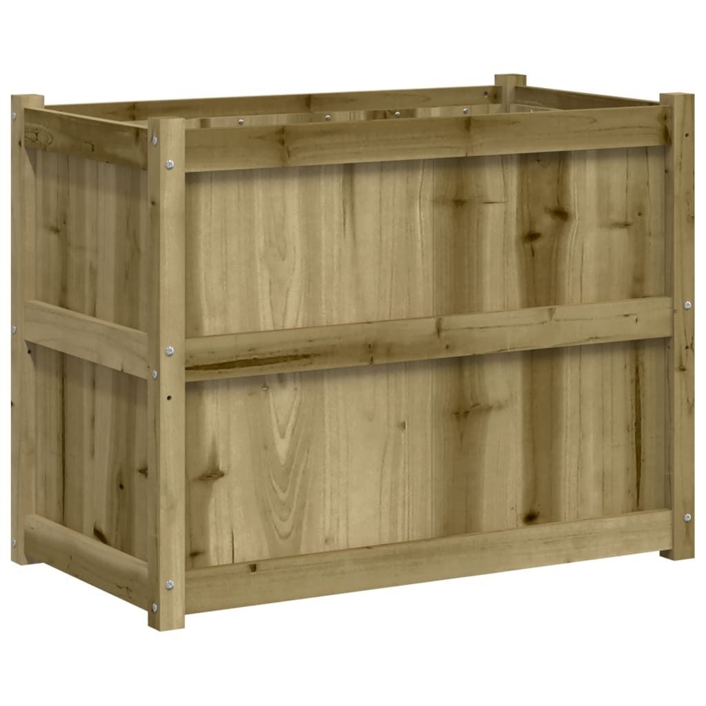 vidaXL Bac à plantes 90x50x70 cm Bois de pin imprégné Image du produit 
