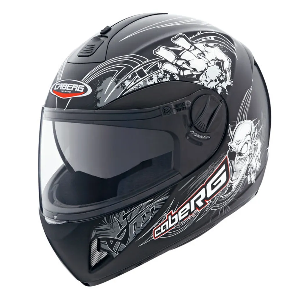 Casque Caberg V2 407 Hellracer 2 XL avec Double Visière Anti-Rayures