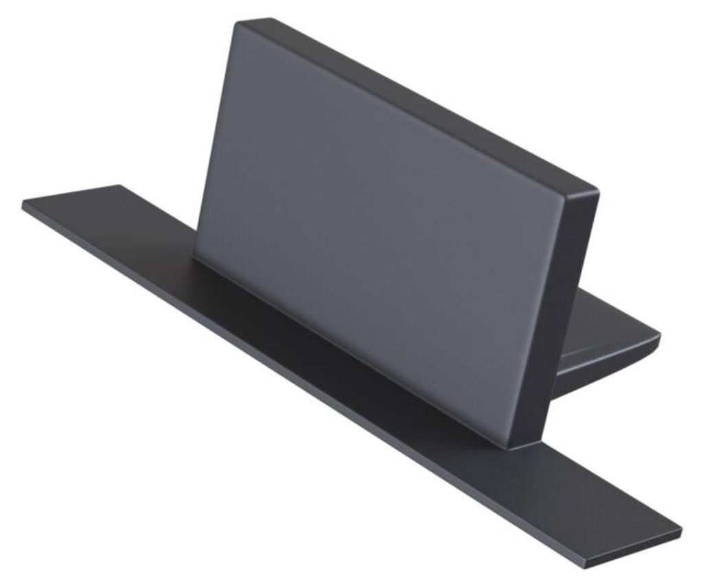 Maytoni Stromschienen Abdeckung, Endcap Schwarz Aluminium Produktbild 