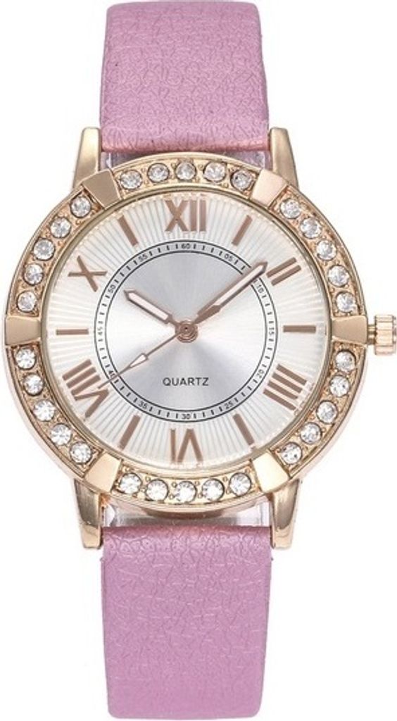 Moderne UN-13904 Damenuhr in Rosa – Auf Lager KP13904 Produktbild 