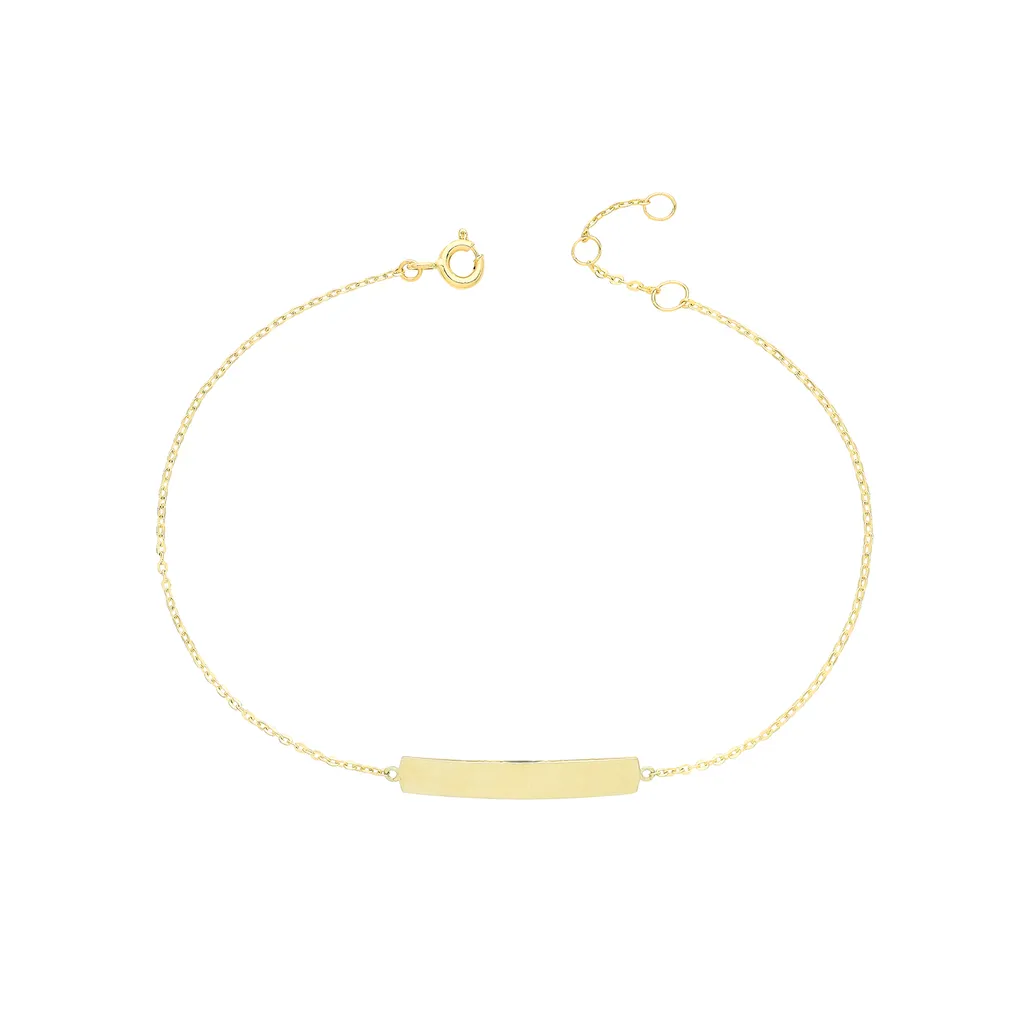 Bracelet femme en or véritable 375 millièmes, gourmette 18cm x 4mm chic