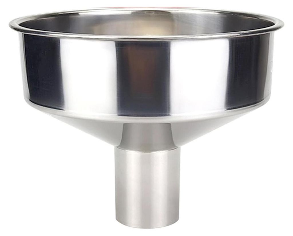 Großer Edelstahl Trichter Ø16 cm, breiter Einfülltrichter Produktbild 