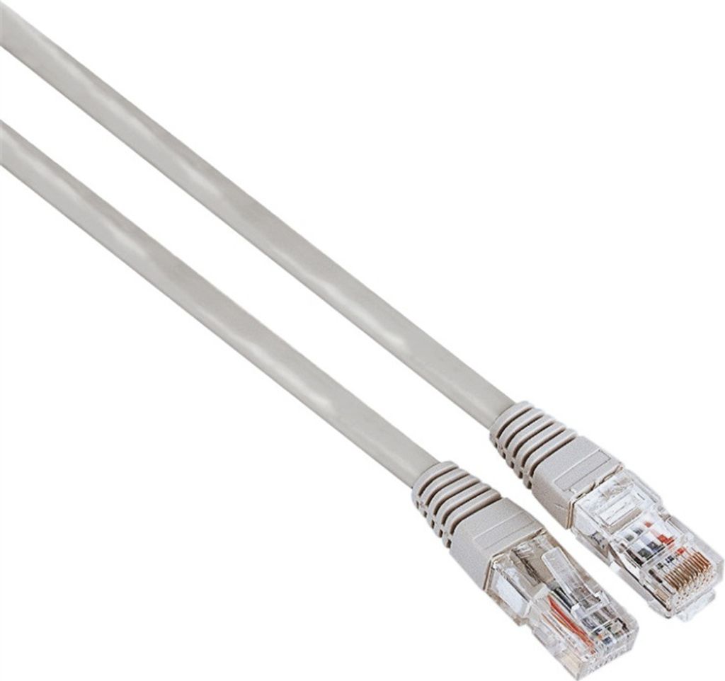 Hama Câble réseau CAT5e 1,5m U/UTP 1 Gbit/s gris Image du produit 