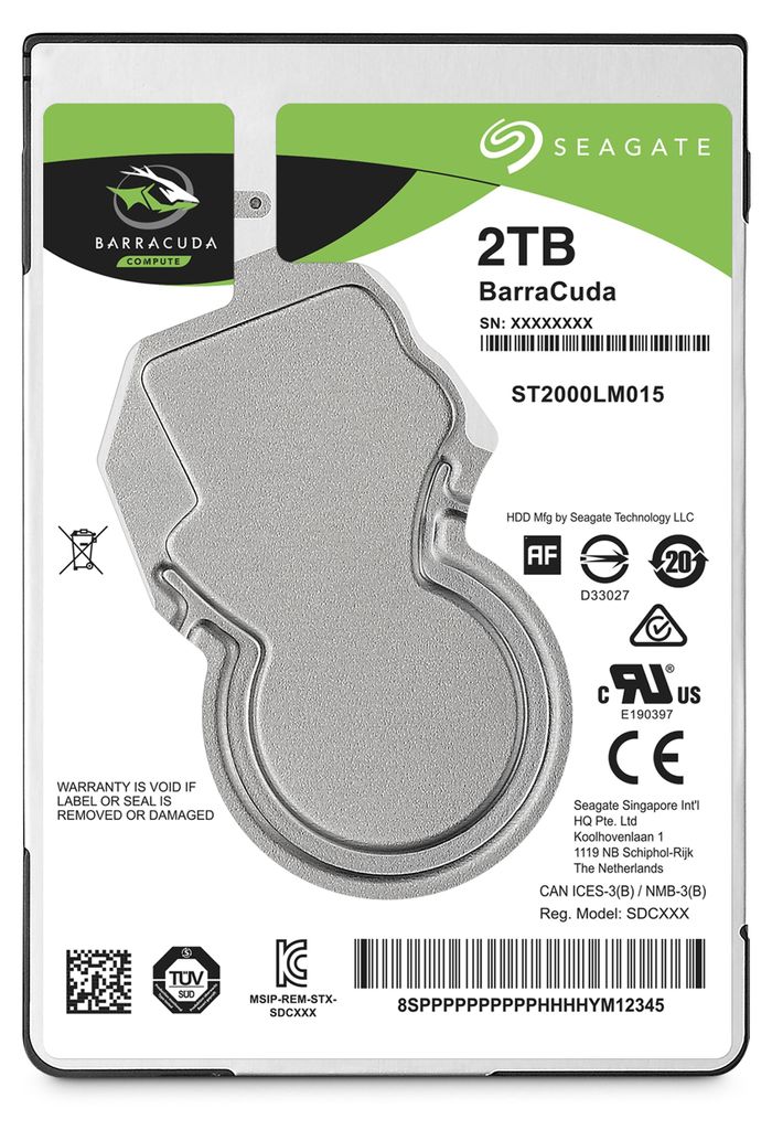 Barracuda 2,5" 2,5 Zoll 2000 GB Serial ATA III Produktbild 
