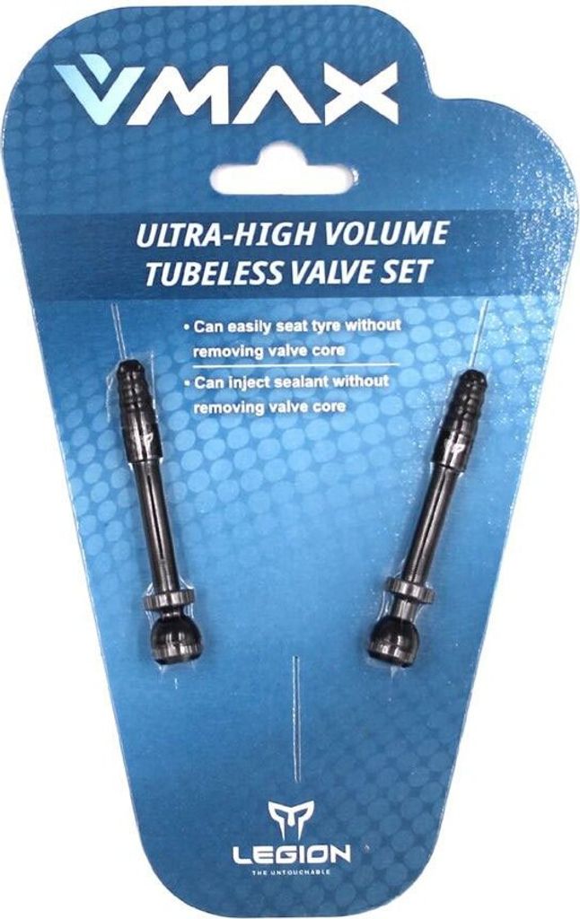 Legion V-max Tubeless Presta 67.5 Mm Ventile 2 Einheiten Blau Blau One Size