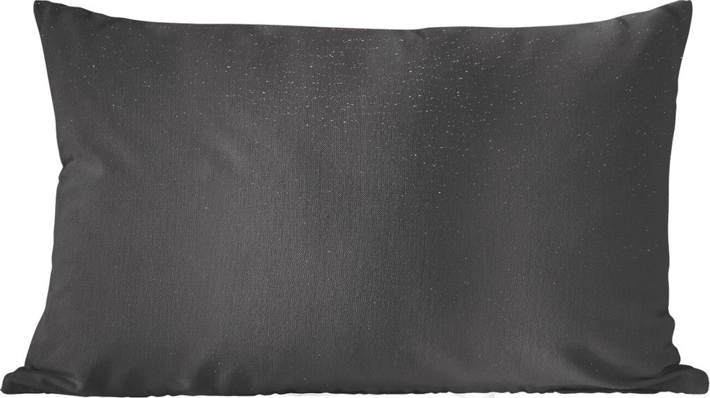 MuchoWow Zierkissen Sofakissen Wohnzimmer Dekokissen 50x30 cm Leder - Lederoptik - Schwarz - Grau - Druck - Wohnzimmerdekoration - Polster mit Photo