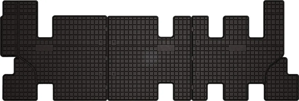 Tappetini in Gomma per Ford Tourneo Custom 2012-2023 | Terza Fila 3pz
