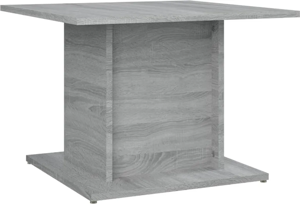 Table basse Gris Sonoma 55,5x55,5x40 cm vidaXL en bois composite robuste