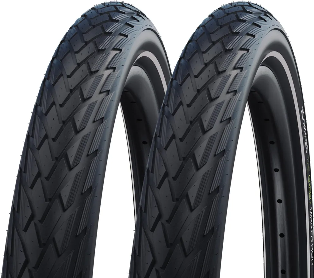 Pneus vélo vélotaf Schwalbe Green Marathon 28x1.75 tubeless de voyage