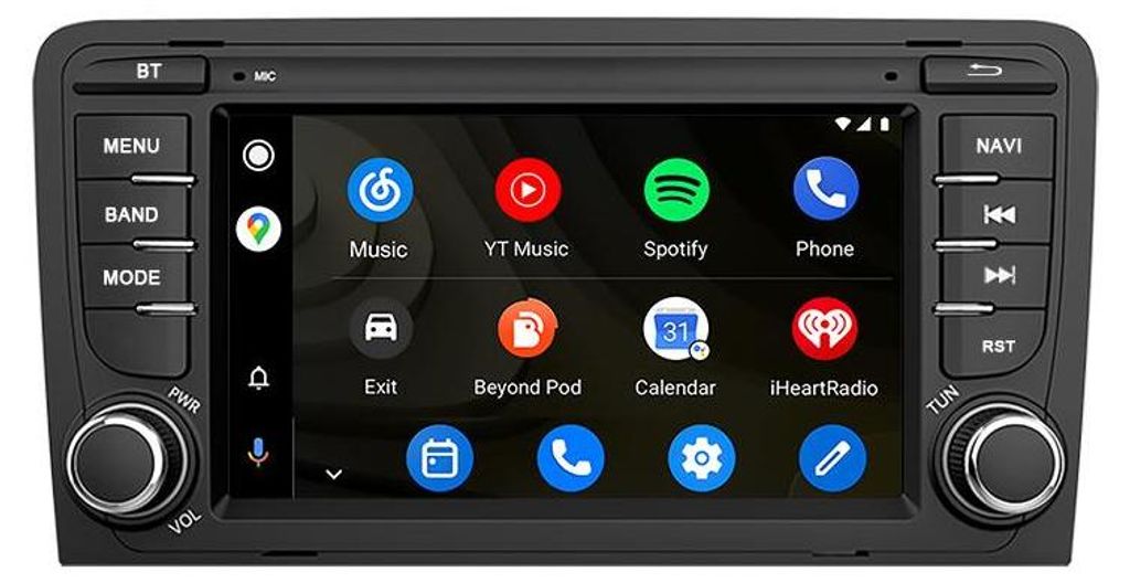 7 Zoll Android Radio 128GB für Audi A3 8P Carplay Navi Lenkradsteuerung 4G LTE Bluetooth RDS WIFI DSP GPS DAB+