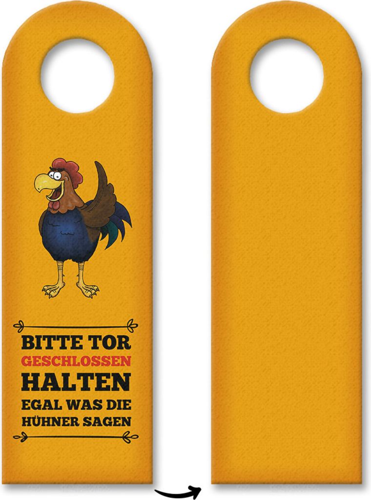 10x Türhänger Türanhänger Türschild Schild an der Türklinke