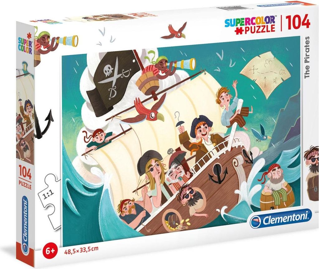 Clementoni 104Pcs Puzzle Pirates 27278 X6
