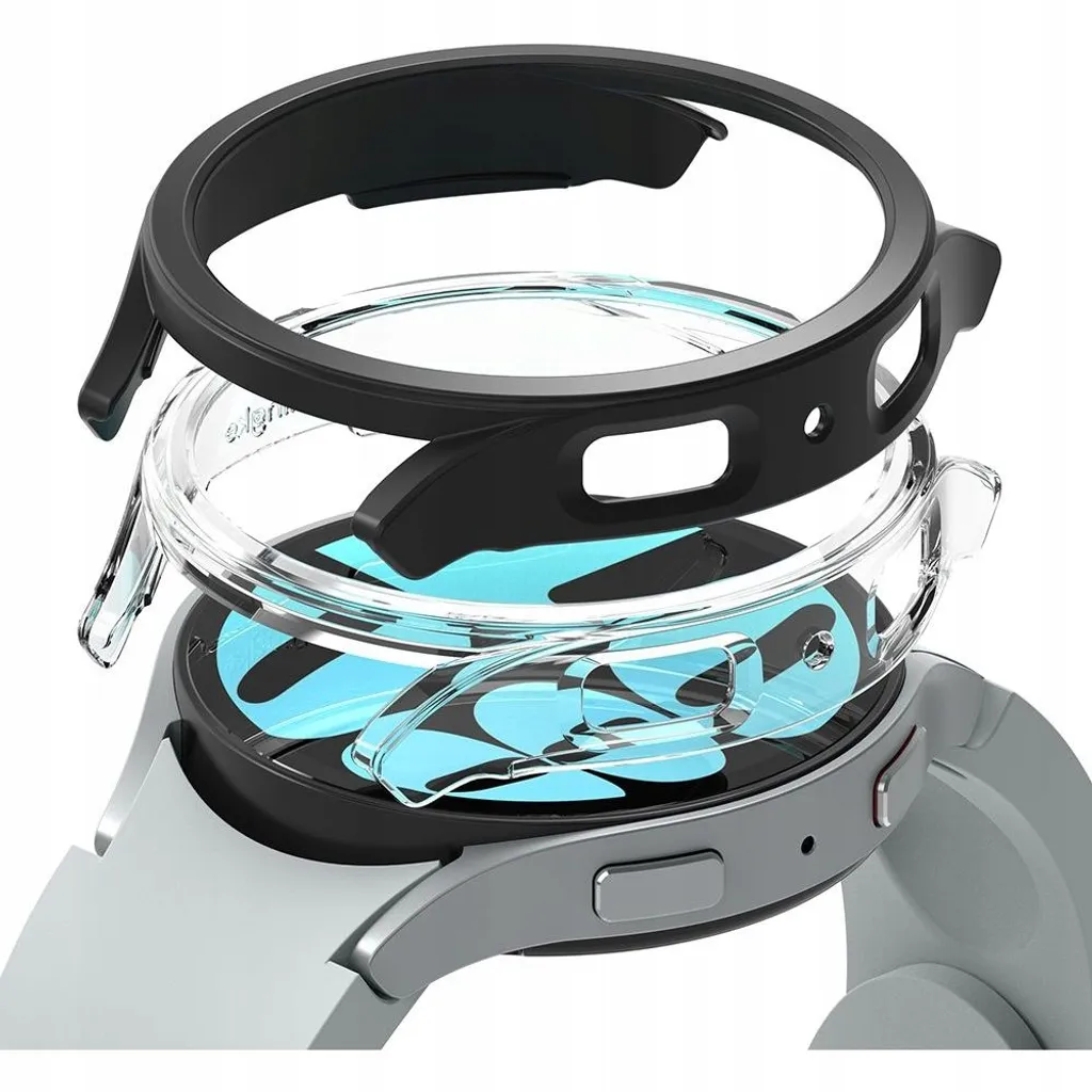 Custodia Protettiva Ringke Slim Galaxy Watch 6 44mm PC Rigido 2pz