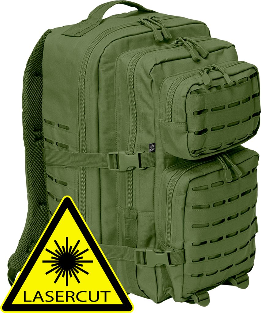 Brandit BD8024 | US Cooper Lasercut large One Size - Farbe: Olive - Größe: One Size
