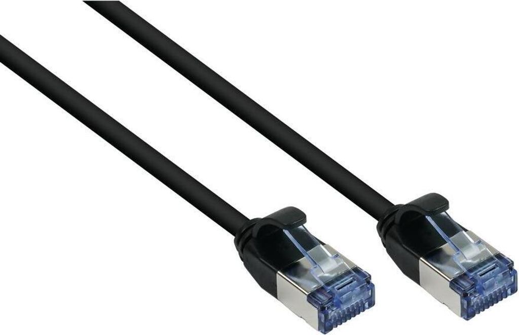 Alcasa 8060-HS020S Netzwerkkabel Schwarz 2 m Cat6a U/FTP (STP) (8060-HS020S)