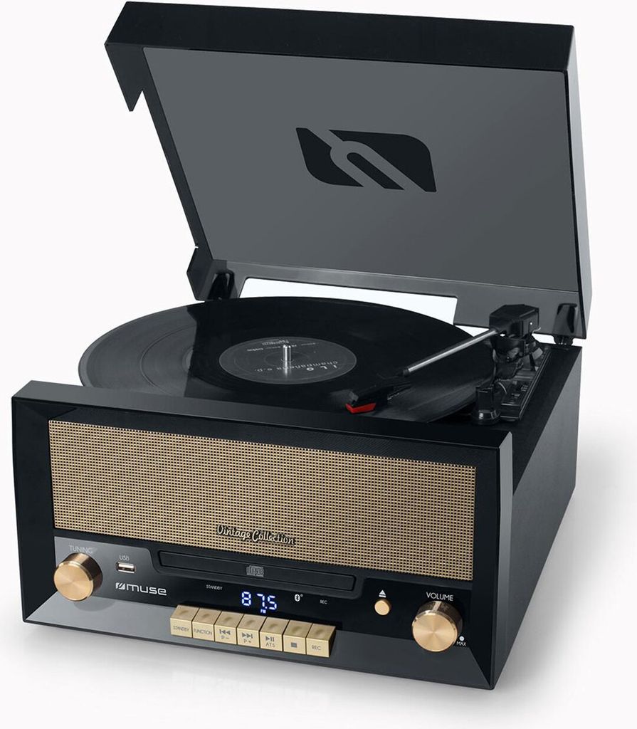 Giradischi vinile/cd/usb stereo a 3 velocità 33/45/78 Immagine del prodotto 