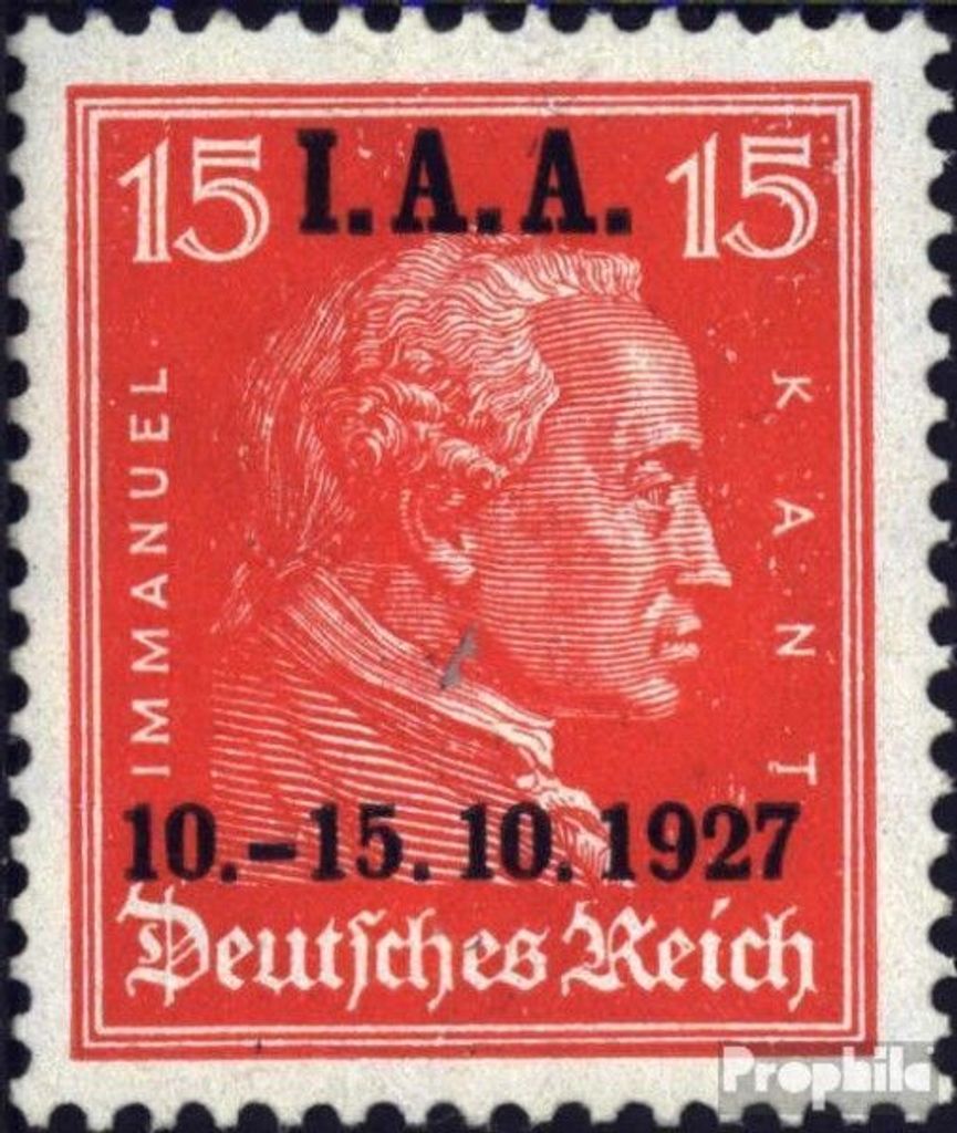 Briefmarken Deutsches Reich 1927 Mi 408 mit Falz Arbeitsamt