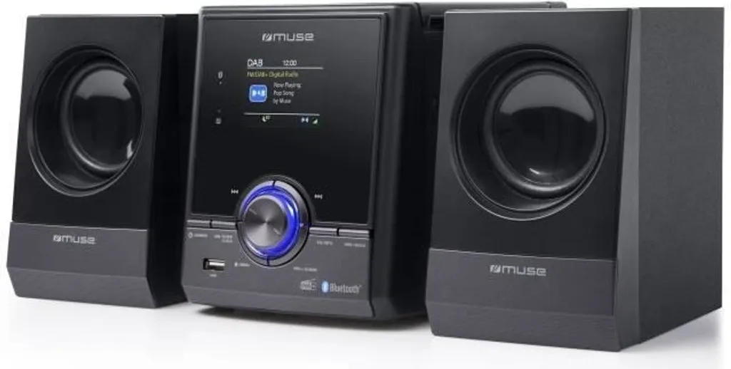 Microsistema 30w nero con bluetooth Muse M50DBT