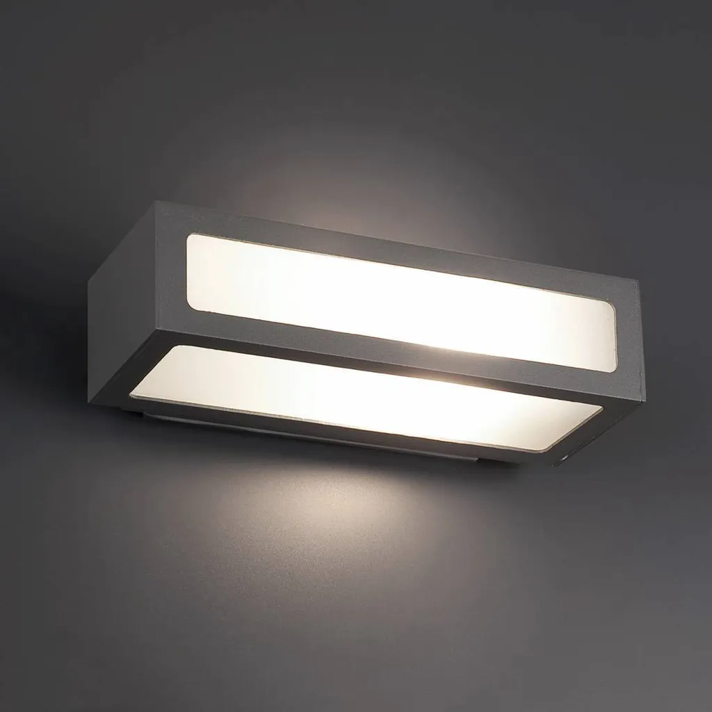 Applique extérieure NATRON IP54 gris foncé - Luminaire design mural