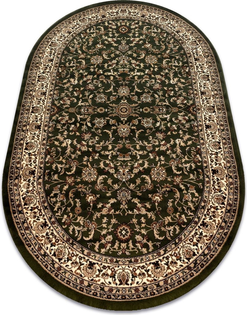 Teppich ROYAL ADR Oval modell 1745 grün Grün 200x290 cm Produktbild 