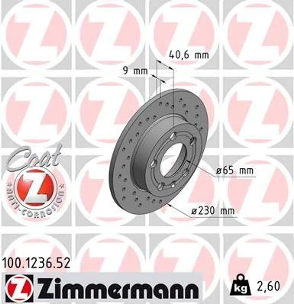Disque de Frein Arrière pour Entretien VW Golf 4, Bora et Polo 6R 9N