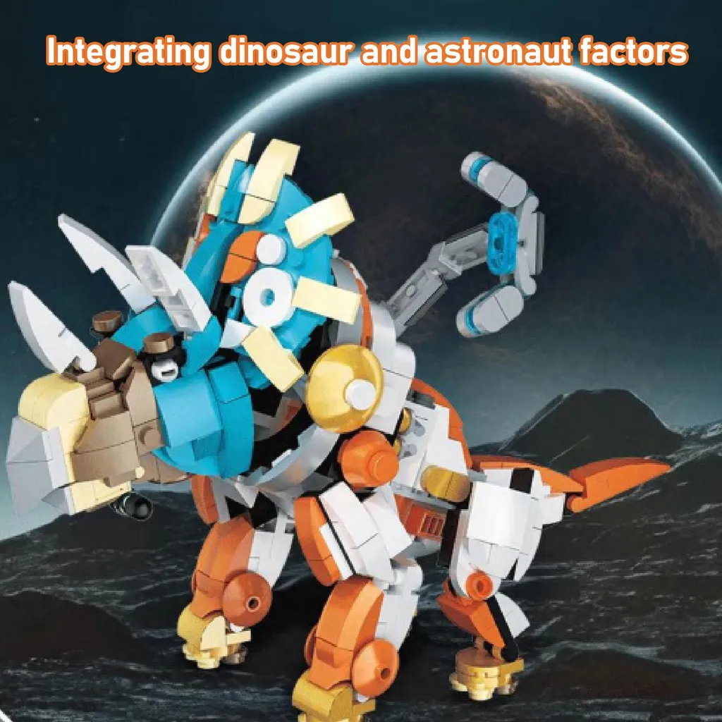 Kit Dragon-Astronaute de 462 Pièces, Jeu de Construction Spatial dès 6 Ans - 4