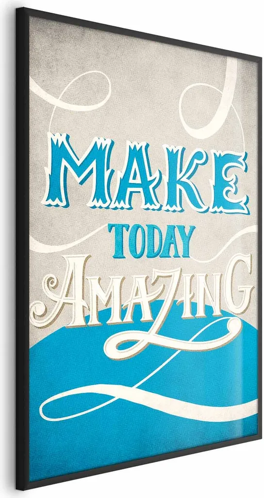 Poster Motivazionale Ufficio 60x90 Make Today Amazing con Cornice
