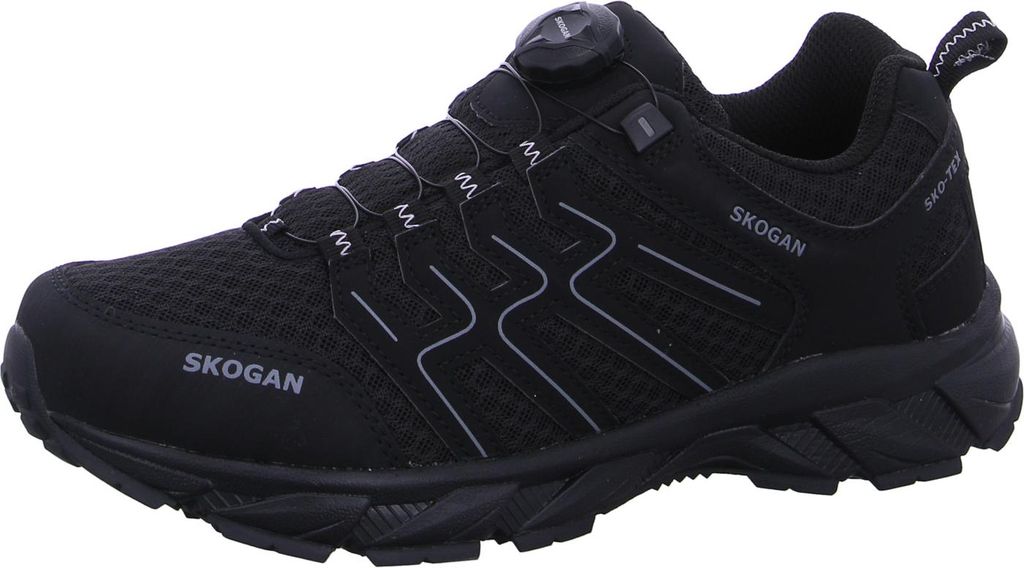 Skogan Skallas Wanderschuh Schwarz