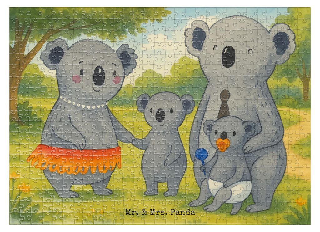 Mr. & Mrs. Panda Puzzle Koala Familie Design 551 Teile - Weiß - Geschenk, Kinder, 300, Koalas, 2000, Muttertag, Family, Geschwister, Legespiel, Pu...